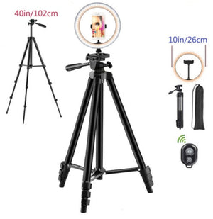 Illuminate Your Life with the Bracket Tripod Round Fill Light