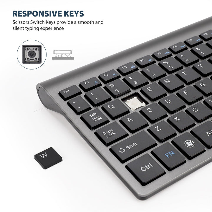 Elevate Your Workspace with the Wireless USB Mini Ultra-Thin Keyboard
