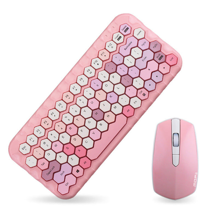 Add a Touch of Charm to Your Workspace with the Girl Heart Wireless Keyboard
