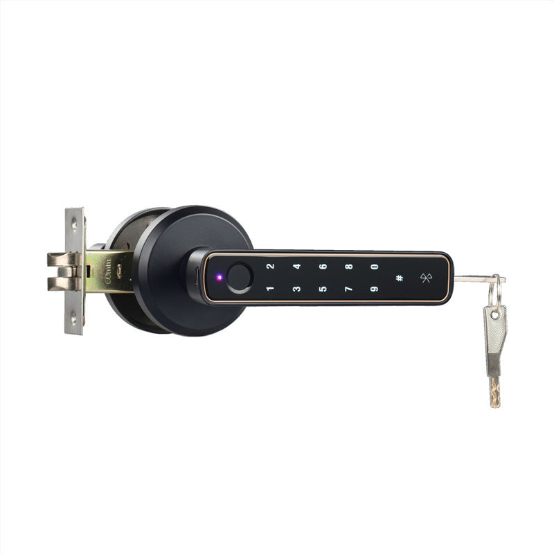 Elevate Your Home Security with the Wooden Door Fingerprint Lock