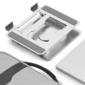 Elevate Your Workspace with the Foldable Adjustable Rotating Aluminum Laptop Stand