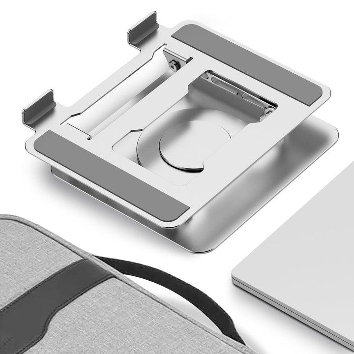 Elevate Your Workspace with the Foldable Adjustable Rotating Aluminum Laptop Stand