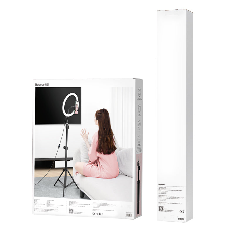 Live Stream Holder Floor Stand 12inch Light Ring