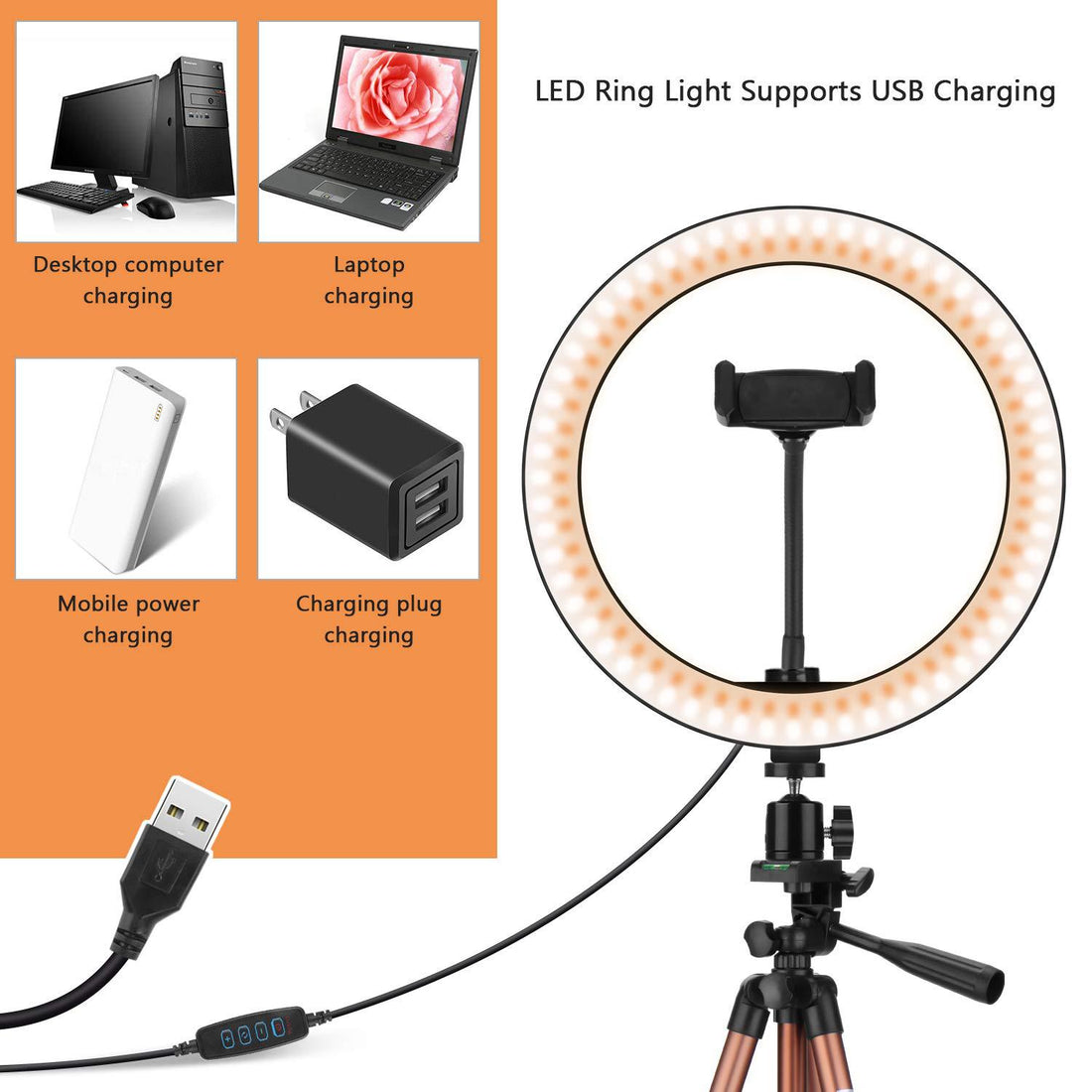 Fill desktop ring light tripod