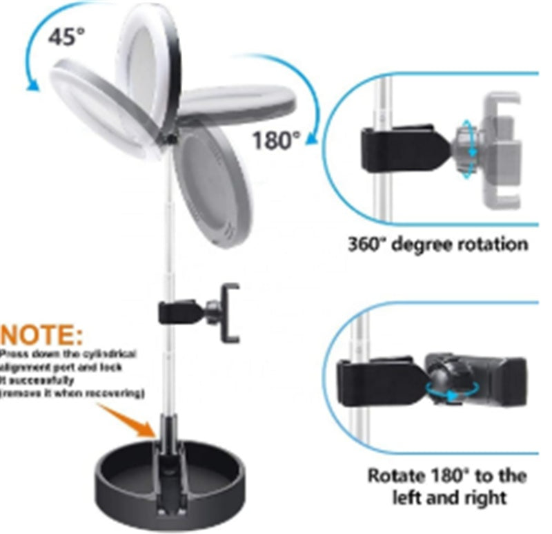 Selfie Folding Stand Ring Light