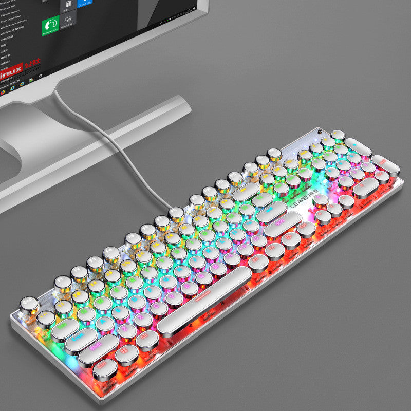 Luminous Punk USB Wired Gaming Keyboard