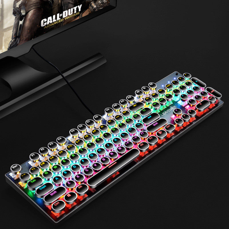 Luminous Punk USB Wired Gaming Keyboard