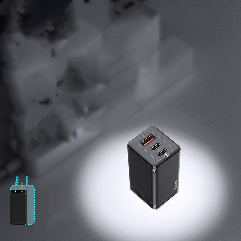 Three-port Portable Mobile Phone Charger