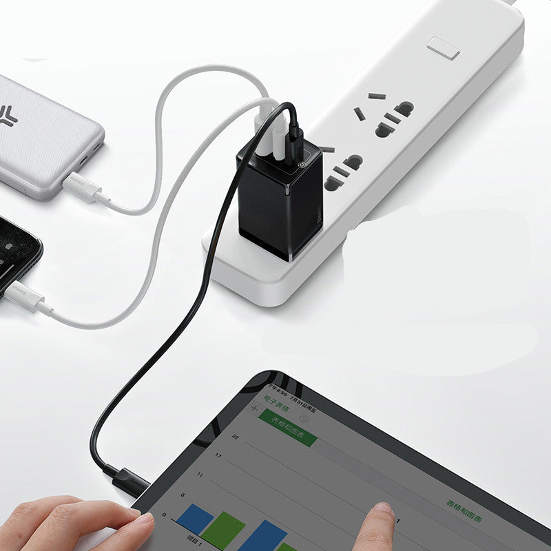 Three-port Portable Mobile Phone Charger