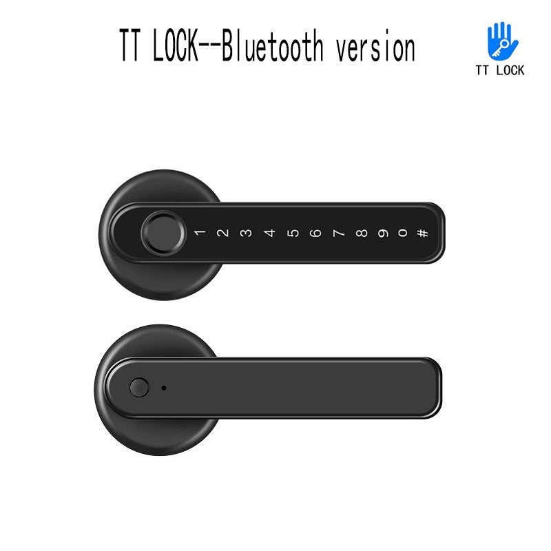 Graffiti Smart Spherical Door Handle Lock