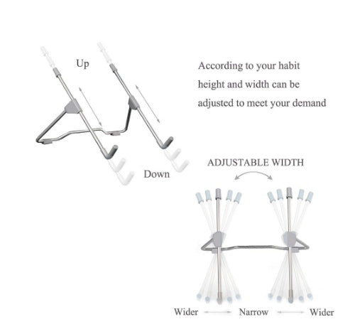 Portable laptop stand