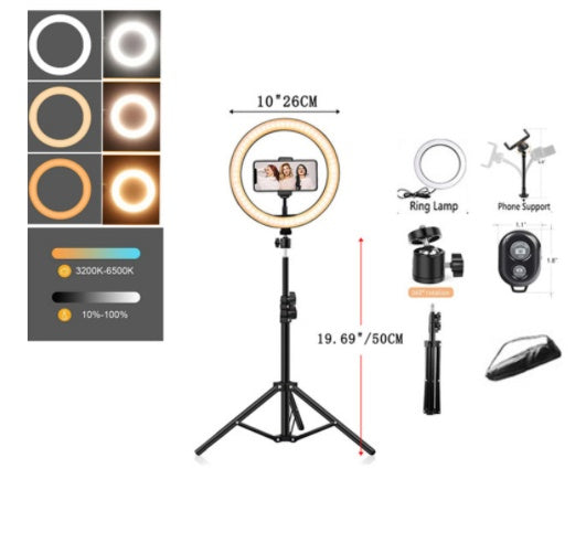 Bracket Tripod Round Fill Light 3 Colors