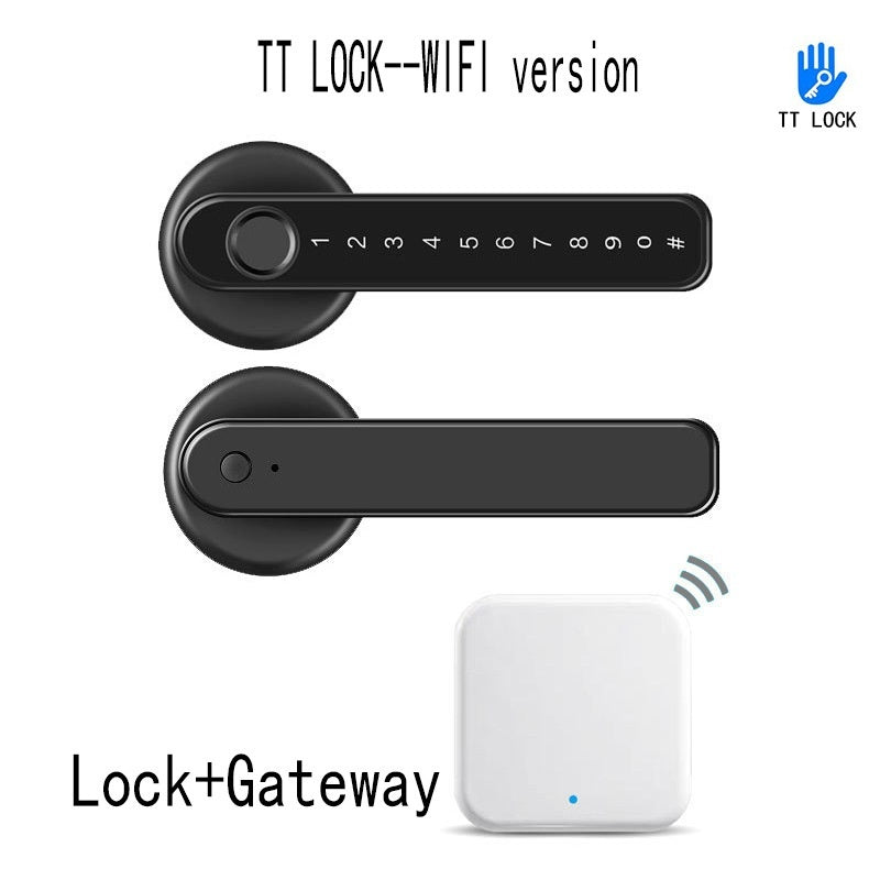 Graffiti Smart Spherical Door Handle Lock