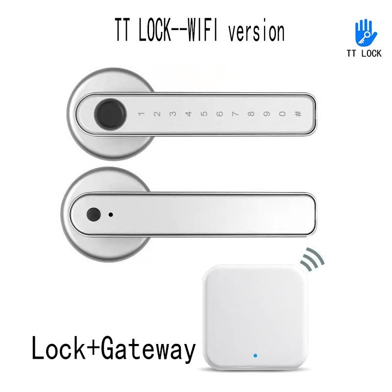 Graffiti Smart Spherical Door Handle Lock