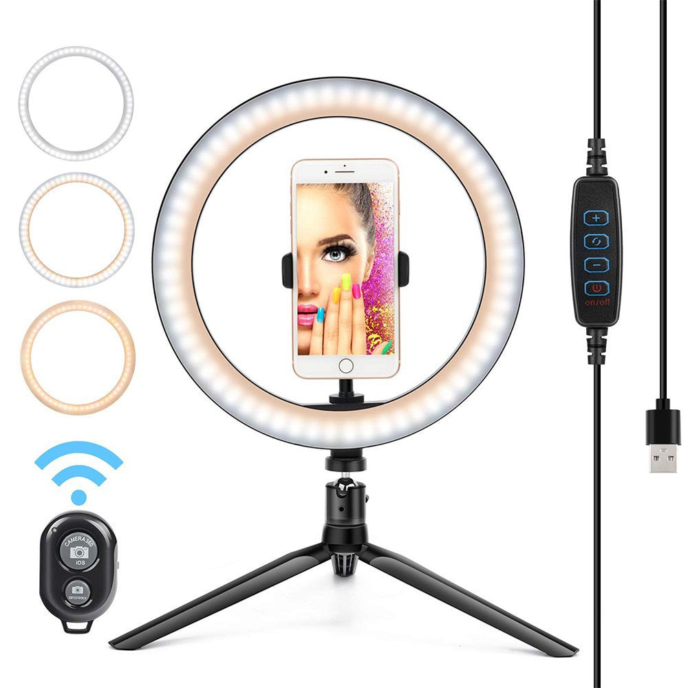 Ring fill light 10 inch