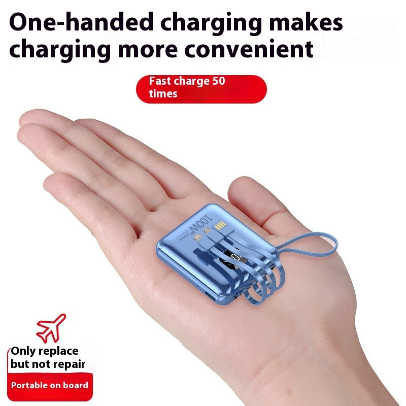 Mini-portable With Cable 20000 MA Power Bank