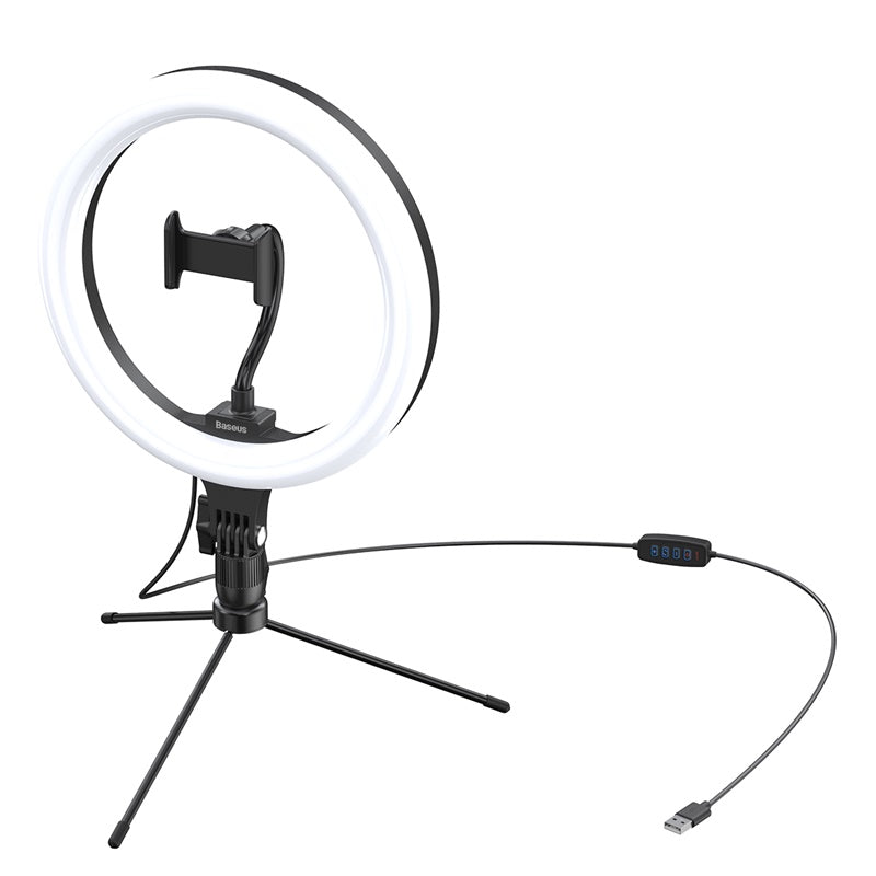 Live Stream Holder Floor Stand 12inch Light Ring