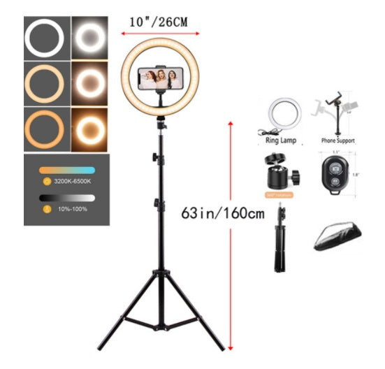 Bracket Tripod Round Fill Light 3 Colors