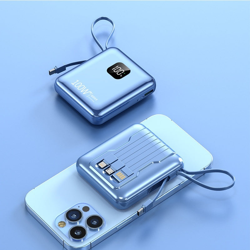 Mini-portable With Cable 20000 MA Power Bank