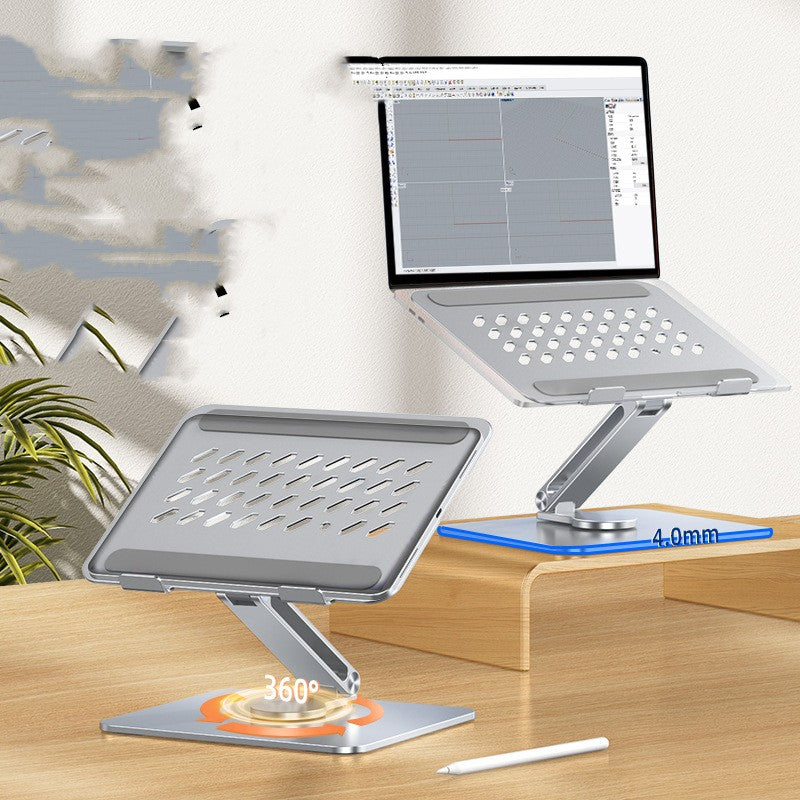 Rotates 360 Degrees Higher Laptop Stand